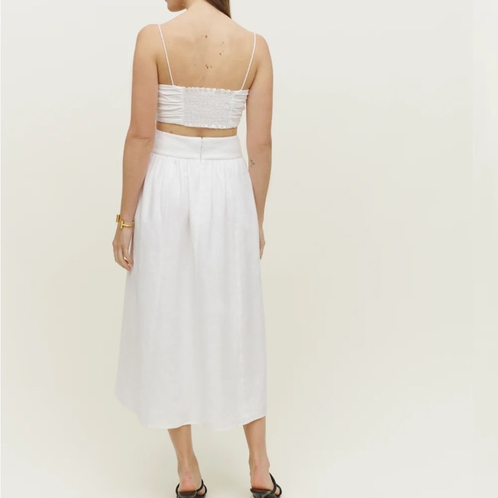 Reformation Louise Linen Two Piece Set 0 - Picture 11 of 13